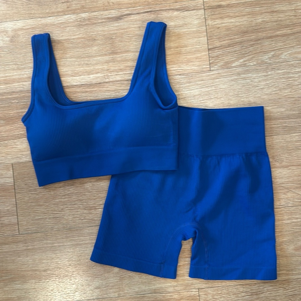 Blue athletic set size small